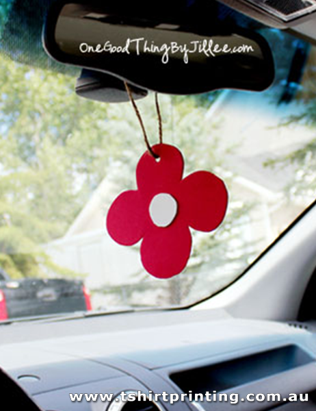 AF12 Red Flower Air Freshener